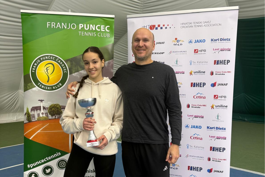 Dora Belvanović viceprvakinja Hrvatske u teniskim parovima!