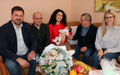 Malena Kuševčanka Magda Čvek prva beba Grada Đakova u 2026. godini