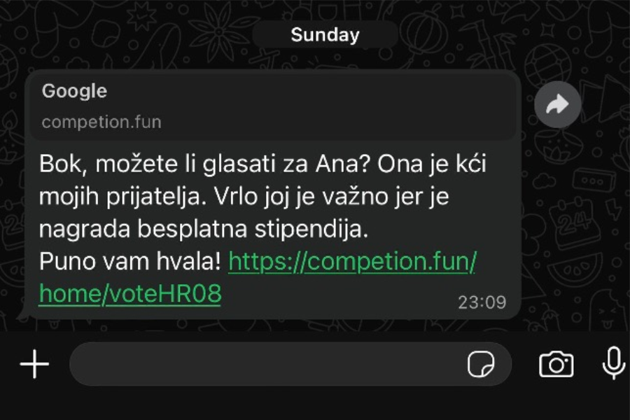 Novo važno upozorenje! WhatsApp prijevara širi se porukama o glasovanju za djecu
