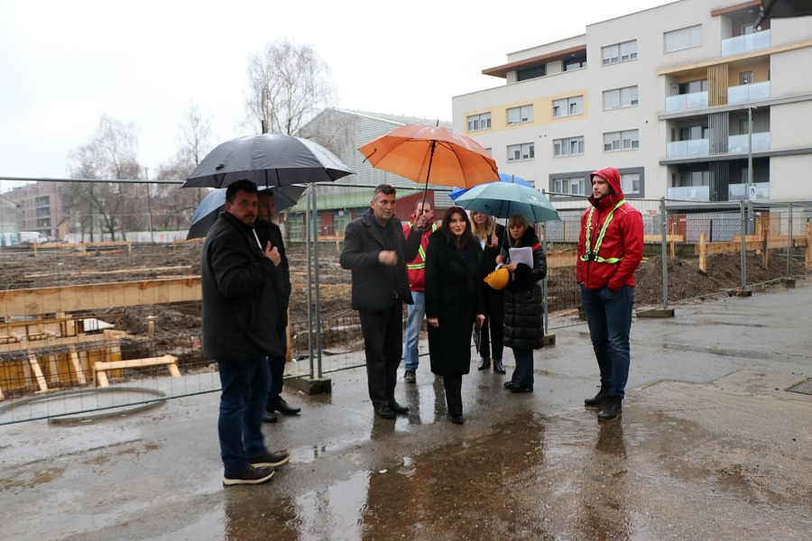Županica Nataša Tramišak posjetila gradilište đakovačke OŠ “Vladimir Nazor”