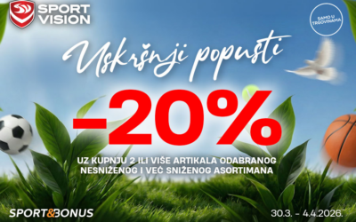 Iskoristite uskrsnu akciju u trgovini Sport Vision