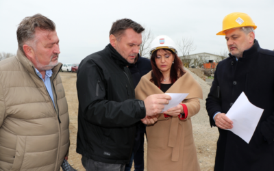 Županica Tramišak obišla radove na izgradnji pretovarne stanice u Đakovu