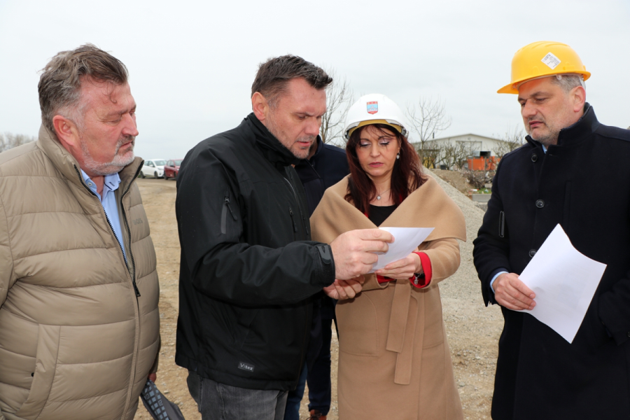 Županica Tramišak obišla radove na izgradnji pretovarne stanice u Đakovu