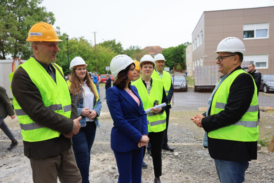 Županica obišla radove na izgradnji Centra za kontrolu komaraca u Osijeku