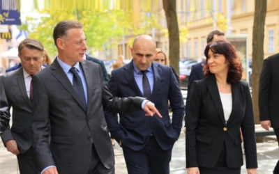 Predsjednik Hrvatskog sabora Gordan Jandroković posjetio Osječko-baranjsku županiju