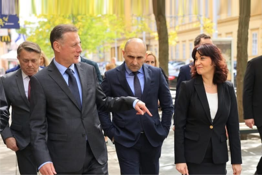 Predsjednik Hrvatskog sabora Gordan Jandroković posjetio Osječko-baranjsku županiju