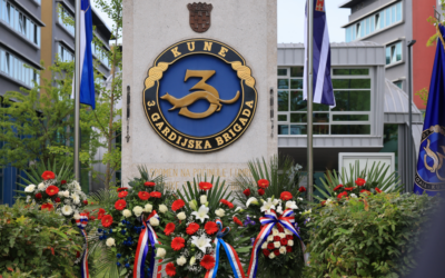 Svečanim polaganjem vijenaca u Osijeku obilježena 35. obljetnica osnutka 3. gardijske brigade „Kune“