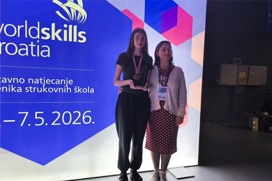 Učenica Antonija Zorić iz Strukovne škole prvakinja Hrvatske u disciplini Pekarstvo