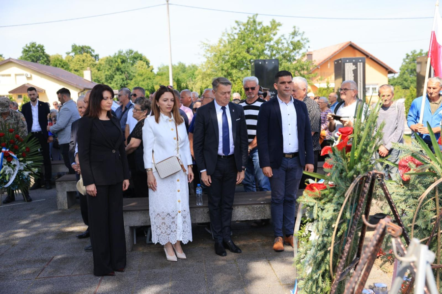 Županica Nataša Tramišak odala počast žrtvama II. Sv. rata i poraća u Bosanskoj Posavini
