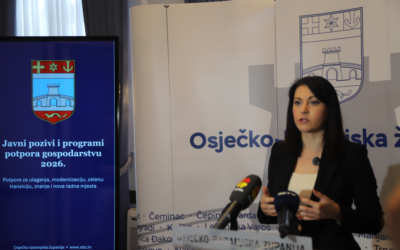 Osječko-baranjska županija predstavila nove potpore razvoju poduzetništva