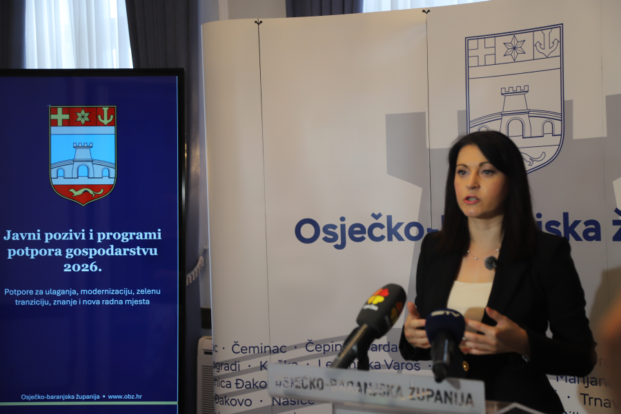 Osječko-baranjska županija predstavila nove potpore razvoju poduzetništva