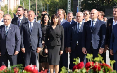 Županica Tramišak na središnjoj svečanosti u povodu Dana pobjede i domovinske zahvalnosti i Dana hrvatskih branitelja u Kninu