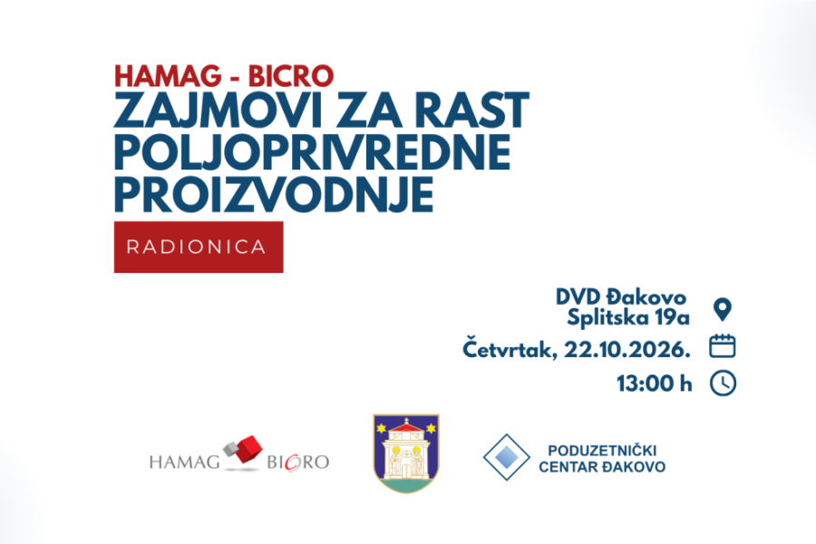 U Đakovu radionica o novim mogućnostima financiranja poljoprivredne proizvodnje