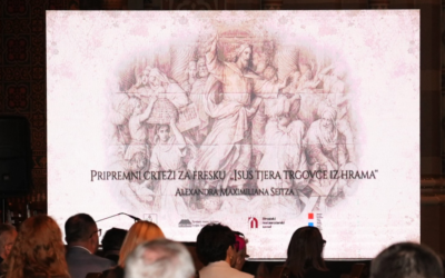 Predstavljeni konzervatorsko-restauratorski radovi na pripremnim crtežima za fresku „Isus tjera trgovce iz hrama“
