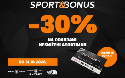 Velika akcija u Sport Visionu: Ostvarite 30% popusta na odabrani nesniženi asortiman!
